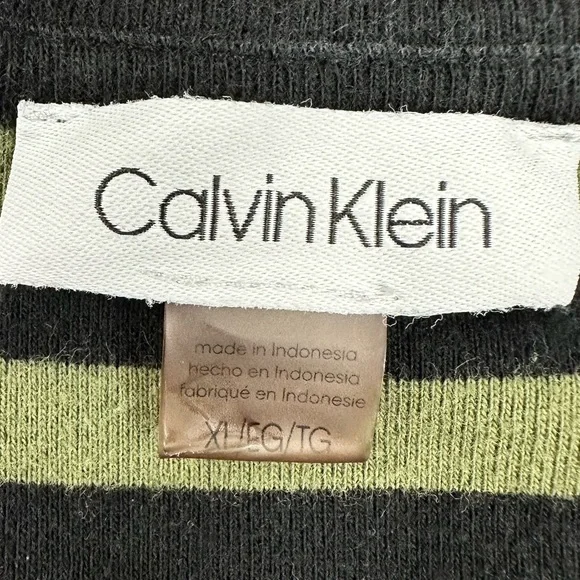 Calvin Klein X-LARGE Striped Short Sleeve Shift Dress - Picture 3 of 10